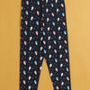 Girls Leggings Peach & Navy Pack of 2