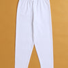 Girls Leggings White & Blue Pack of 2