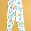 Girls Leggings Green & White Pack of 2