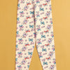 Girls Leggings Black & Cream Pack of 2