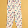 Girls Leggings Black & Cream Pack of 2