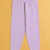 Girls Leggings Lavender & White Pack of 2