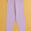Girls Leggings Lavender & White Pack of 2