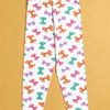 Girls Leggings Lavender & White Pack of 2