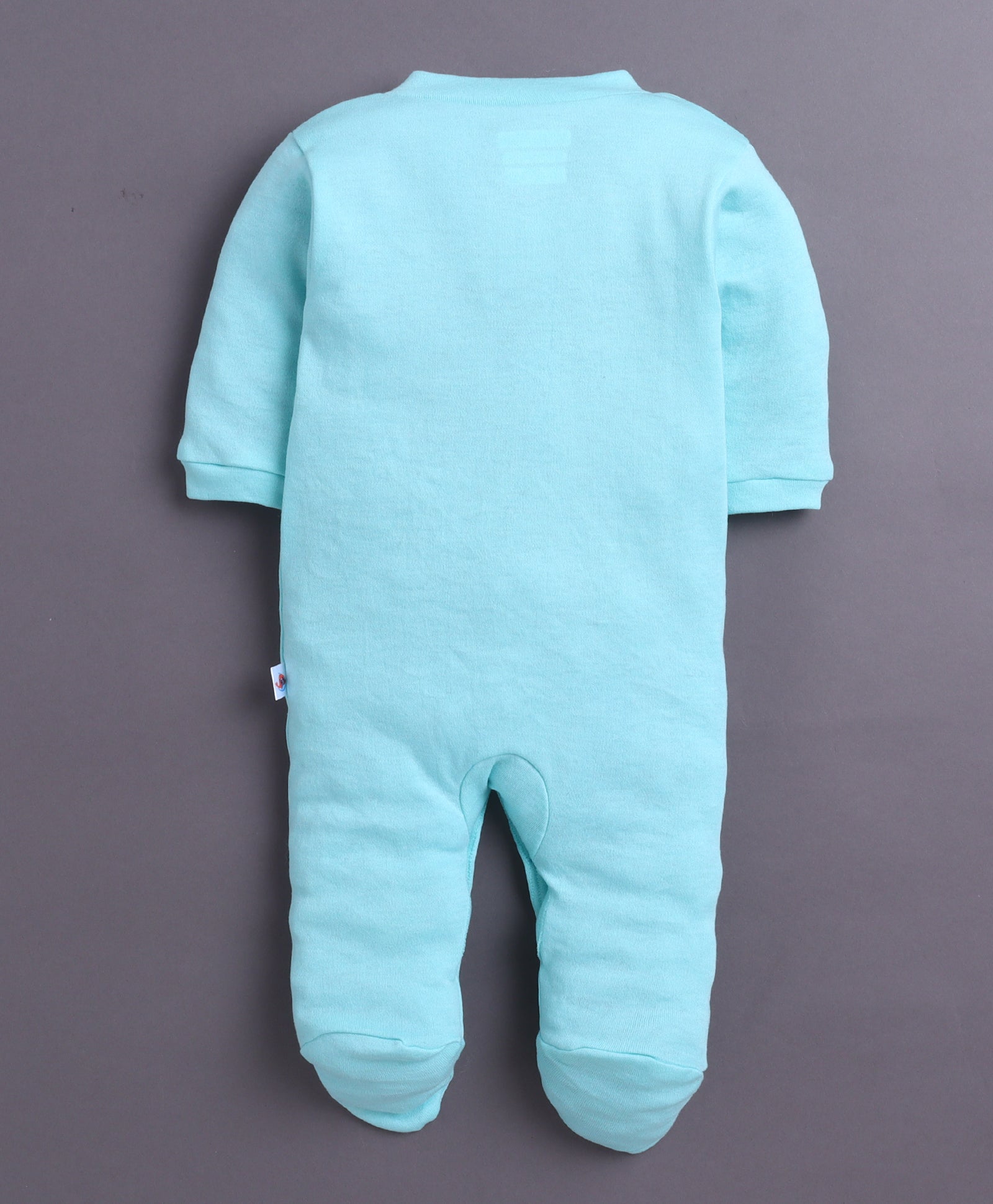 Mint Green & White Baby Girls Full Sleeves Sleepsuit Pack Of 3