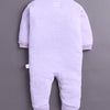 Lavender & White Baby Girls Full Sleeves Sleepsuit Pack Of 3