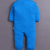 Royal Blue & White Baby Boys Full Sleeves Sleepsuit Pack Of 3