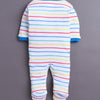 Royal Blue & White Baby Boys Full Sleeves Sleepsuit Pack Of 3
