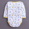 Yellow & White Baby Girls Full Sleeves Cotton Bodysuit / Onesies Pack Of 3