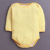 Yellow & White Baby Girls Full Sleeves Cotton Bodysuit / Onesies Pack Of 3