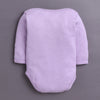 Lavender & White Baby Girls Full Sleeves Cotton Bodysuit / Onesies Pack Of 3