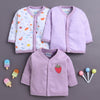 Girls Full Sleeves Jabla Lavender & White Pack of 3