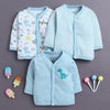 Boys Full Sleeves Jabla Sky Blue & White Pack of 3