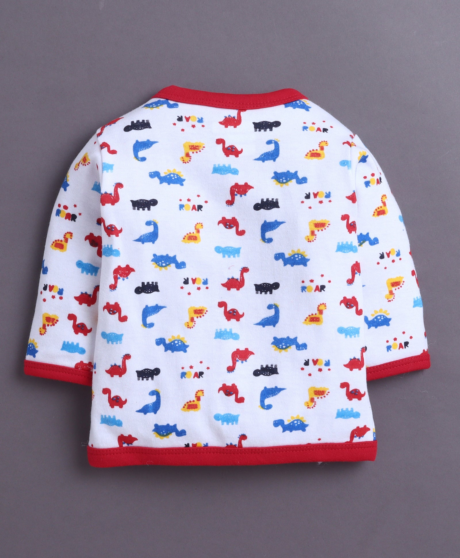 Boys Full Sleeves Jabla Red & White Pack of 3