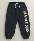 Bumzee Navy Jogger, 100% Cotton, Full Length (Style Peb11036)