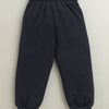 Navy Boys Cotton Full Length Jogger