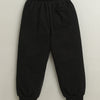 Black Boys Cotton Full Length Jogger