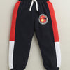 Navy Boys Cotton Full Length Jogger