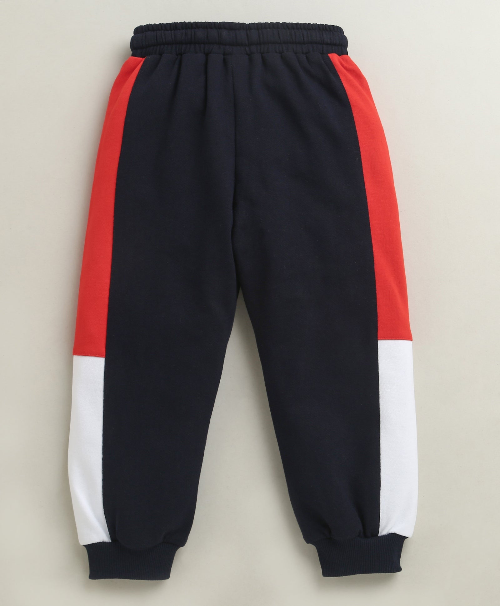 Navy Boys Cotton Full Length Jogger