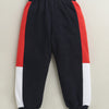 Navy Boys Cotton Full Length Jogger