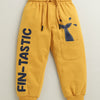 Mustard Boys Cotton Full Length Jogger