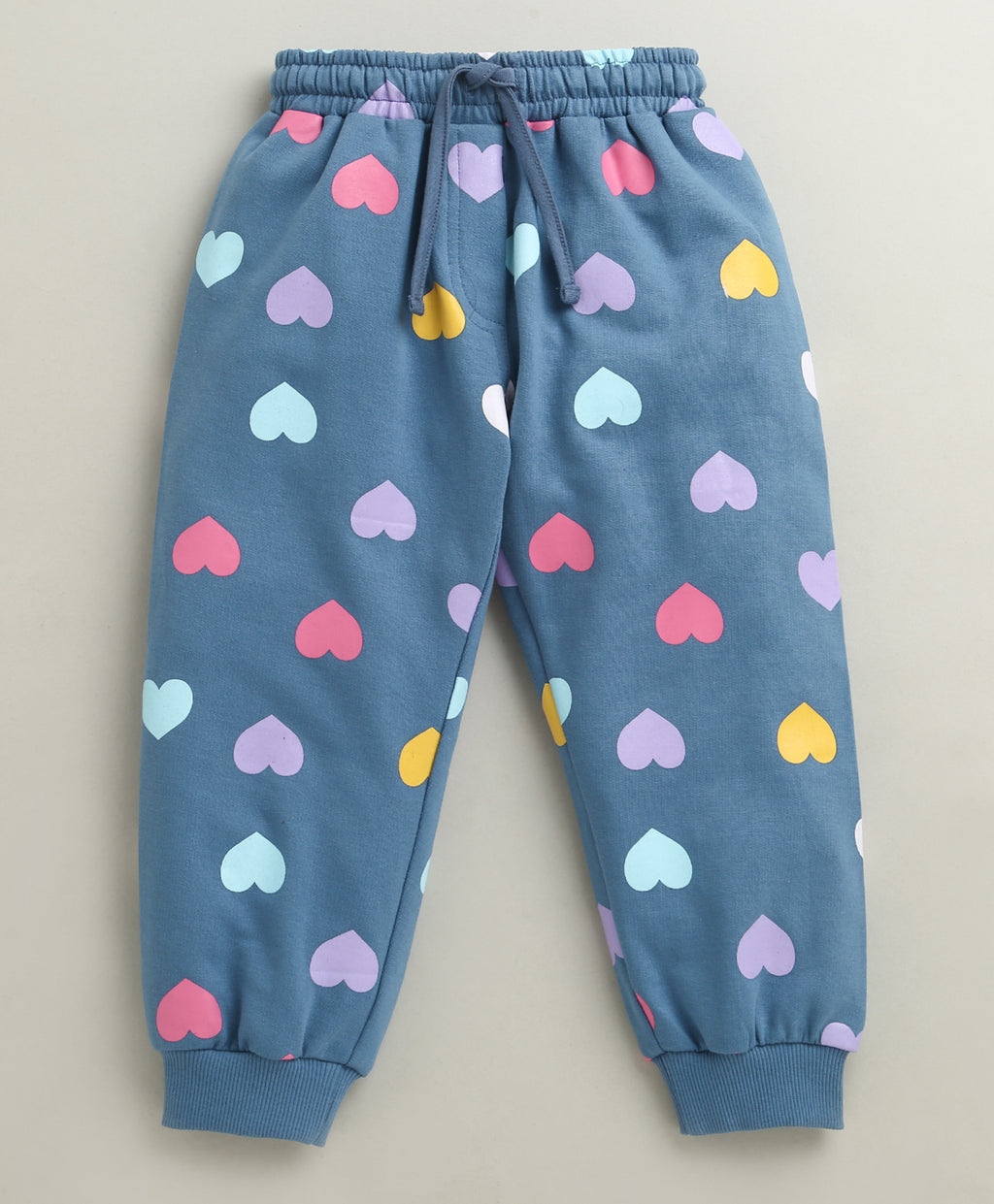 Bumzee Blue Graphic Print Jogger, 100% Cotton