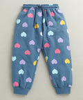 Bumzee Blue Graphic Print Jogger, 100% Cotton