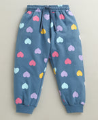 Bumzee Blue Graphic Print Jogger, 100% Cotton