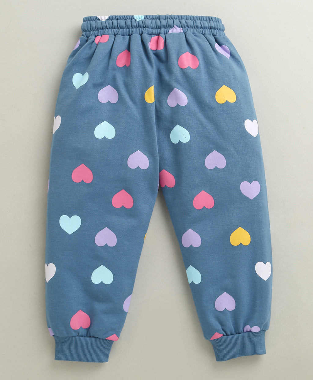 Bumzee Blue Graphic Print Jogger, 100% Cotton