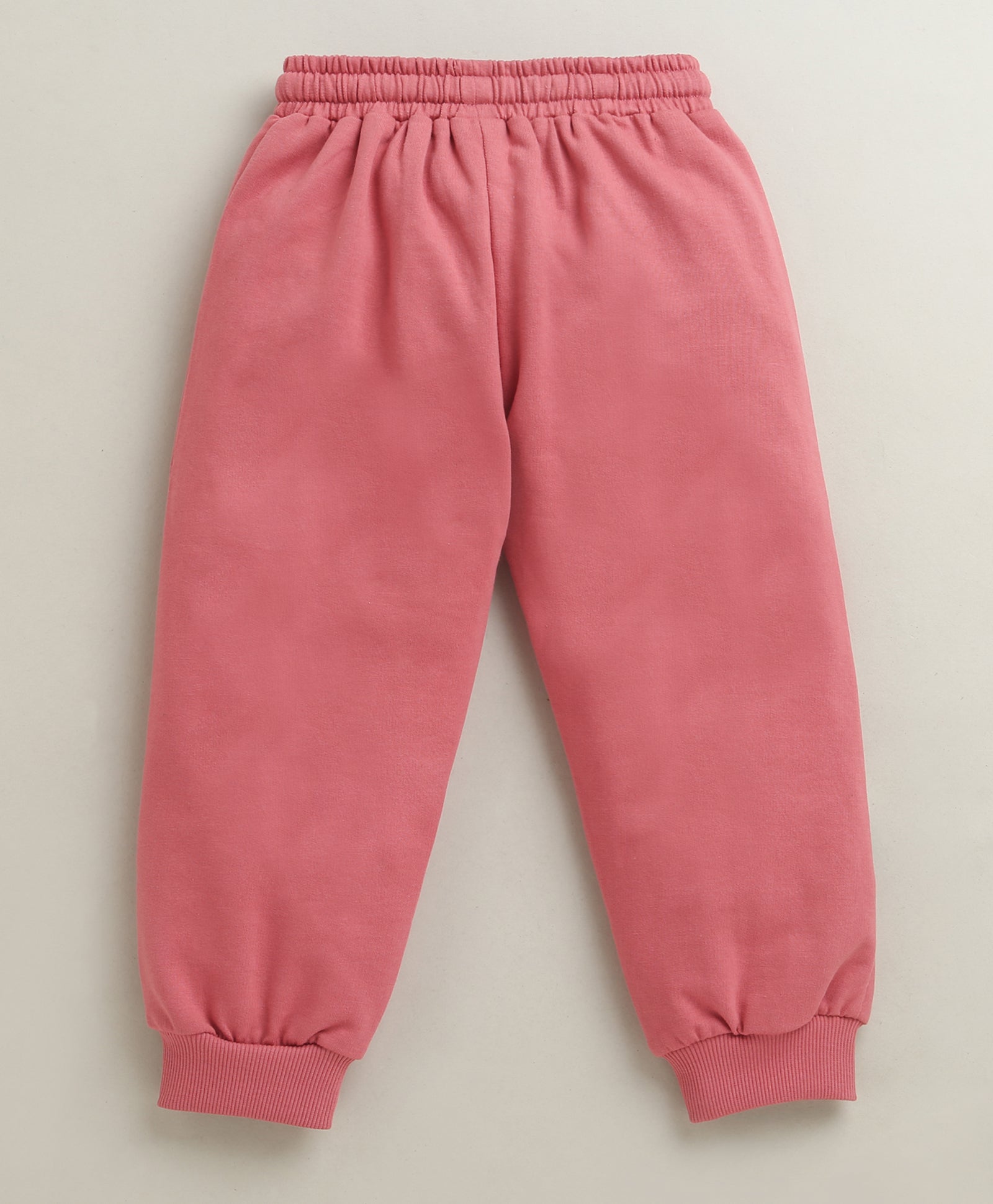 Pink Girls Cotton Jogger