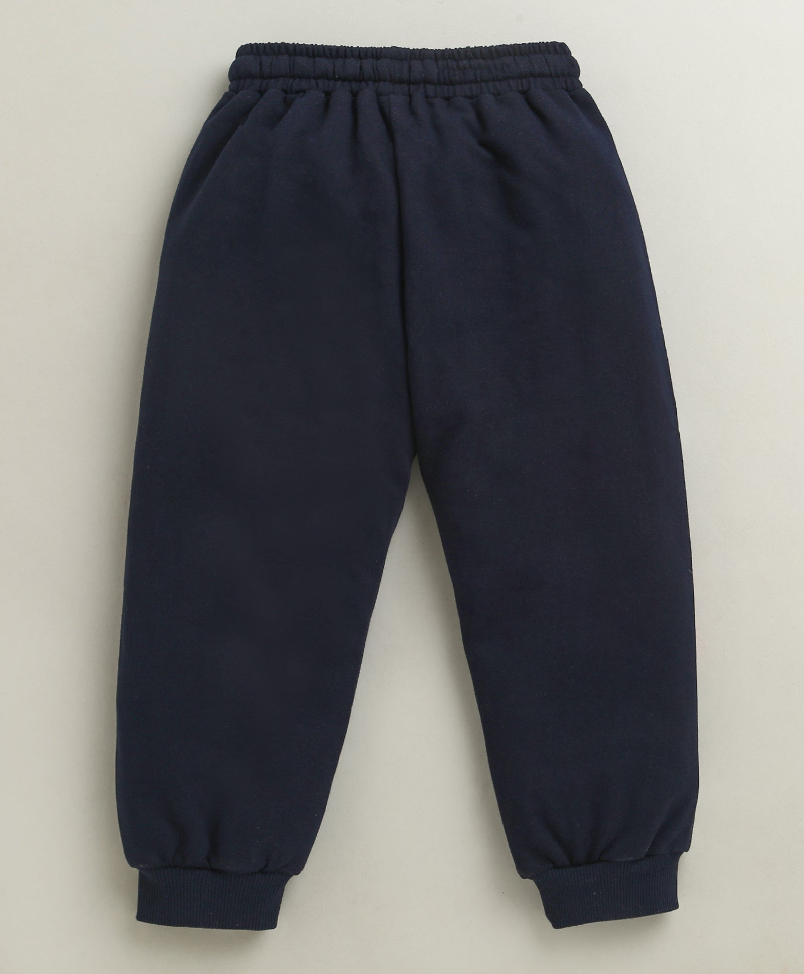Navy Girls Cotton Jogger