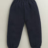 Navy Girls Cotton Jogger
