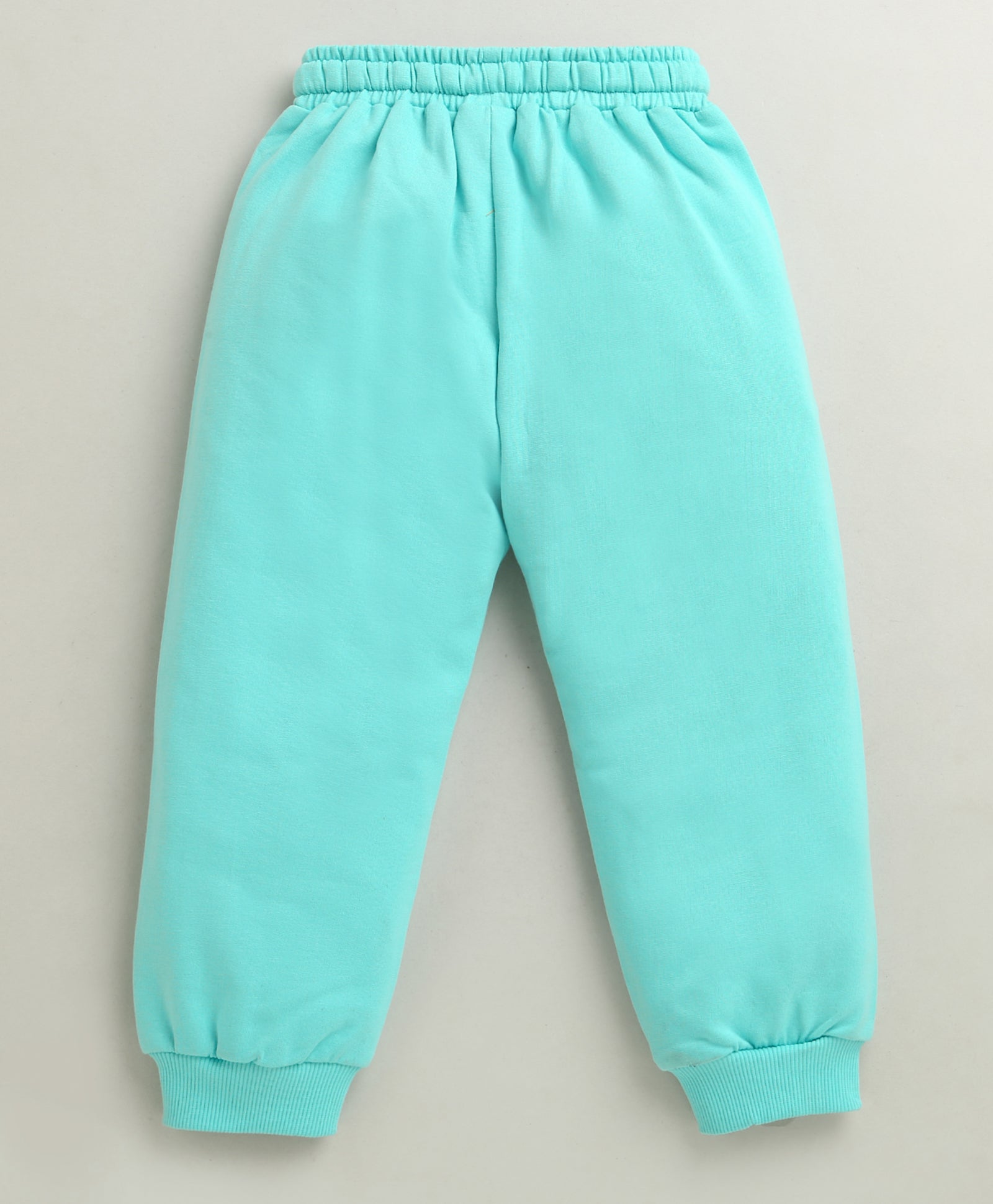 Turquoise Girls Cotton Jogger