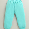 Turquoise Girls Cotton Jogger
