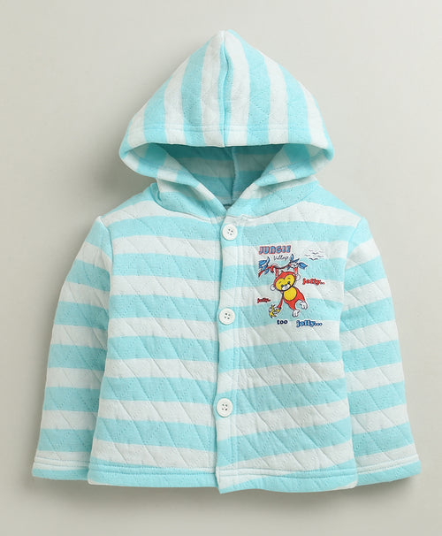 Blue Boys Full Sleeves Polyfill Winter Wear Set