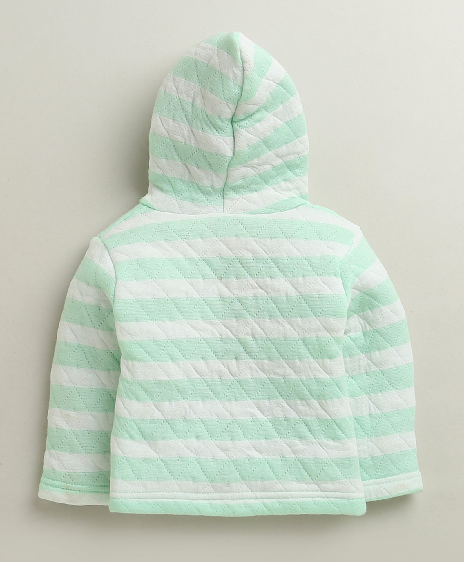 Mint Green Girls Full Sleeves Polyfill Winter Wear Set