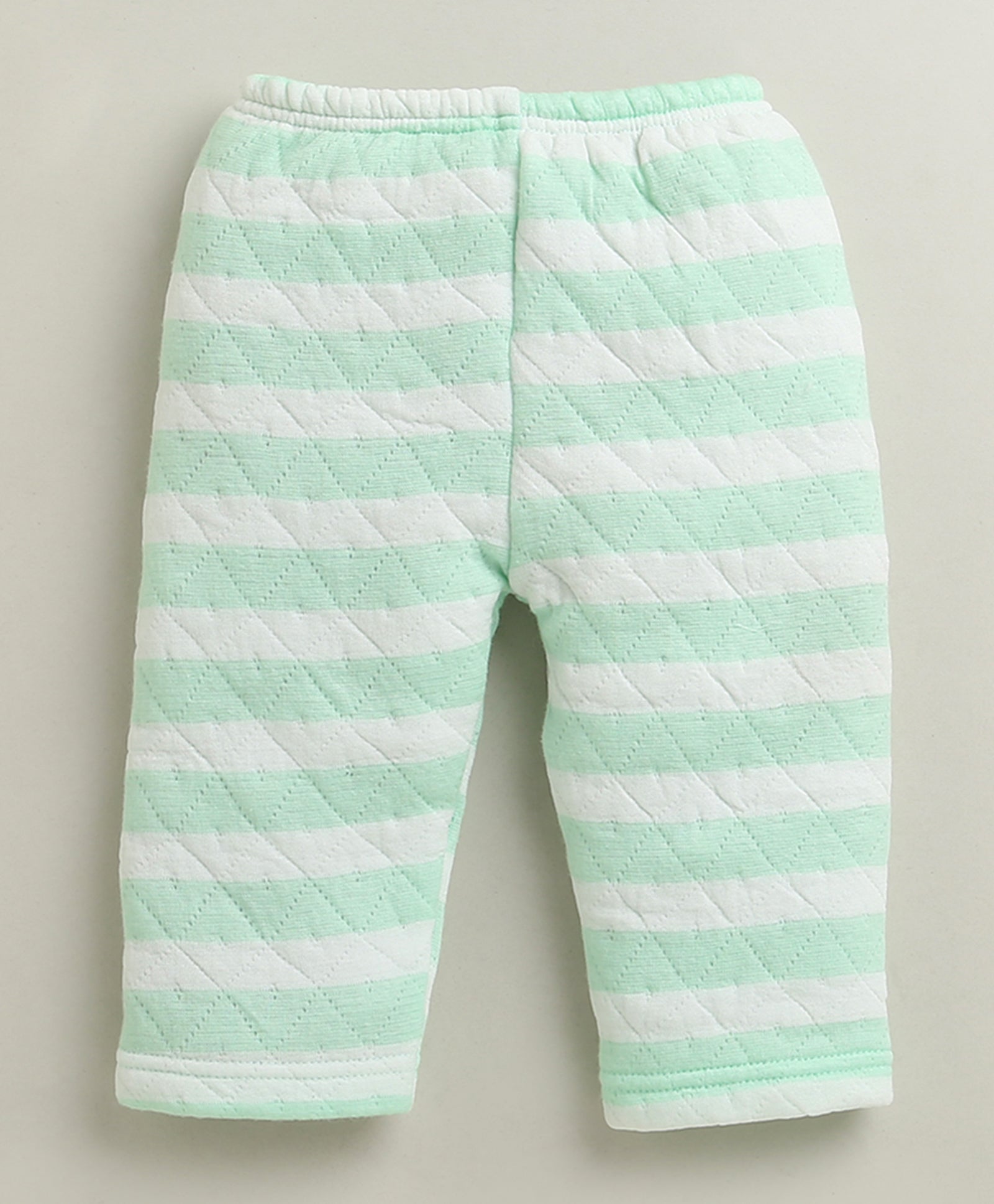Mint Green Girls Full Sleeves Polyfill Winter Wear Set