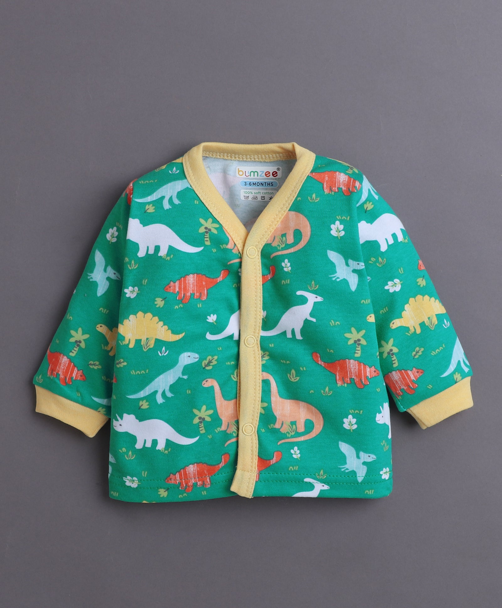 Green Baby Boys Full Sleeves Jabla & Pyjama Set