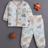 Beige Baby Boys Full Sleeves Jabla & Pyjama Set
