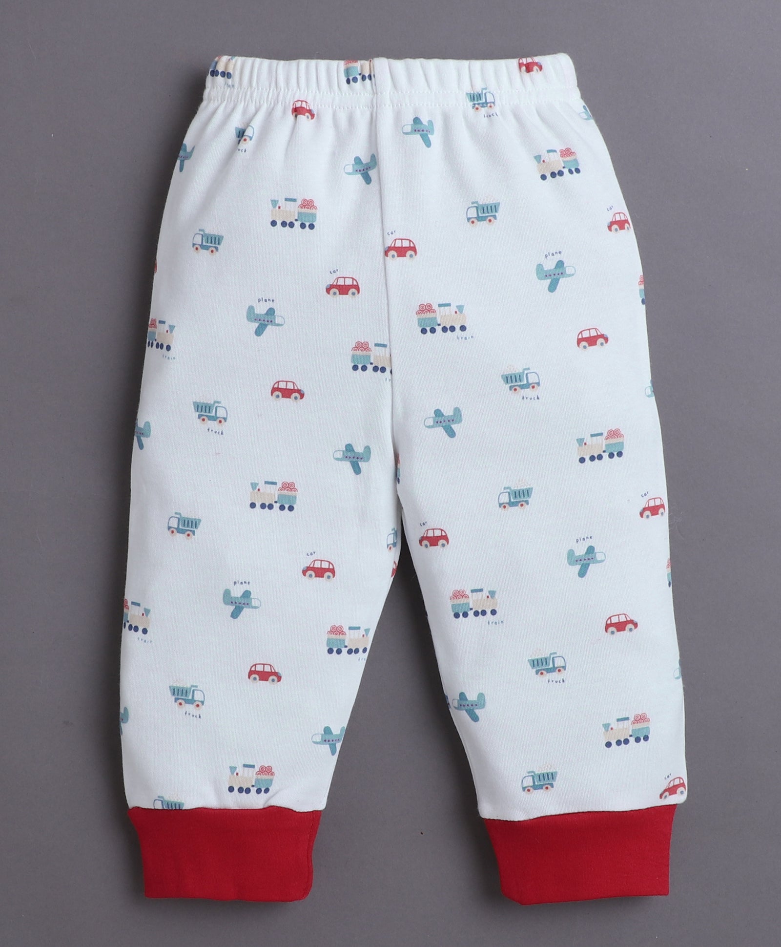 White Baby Boys Full Sleeves Jabla & Pyjama Set
