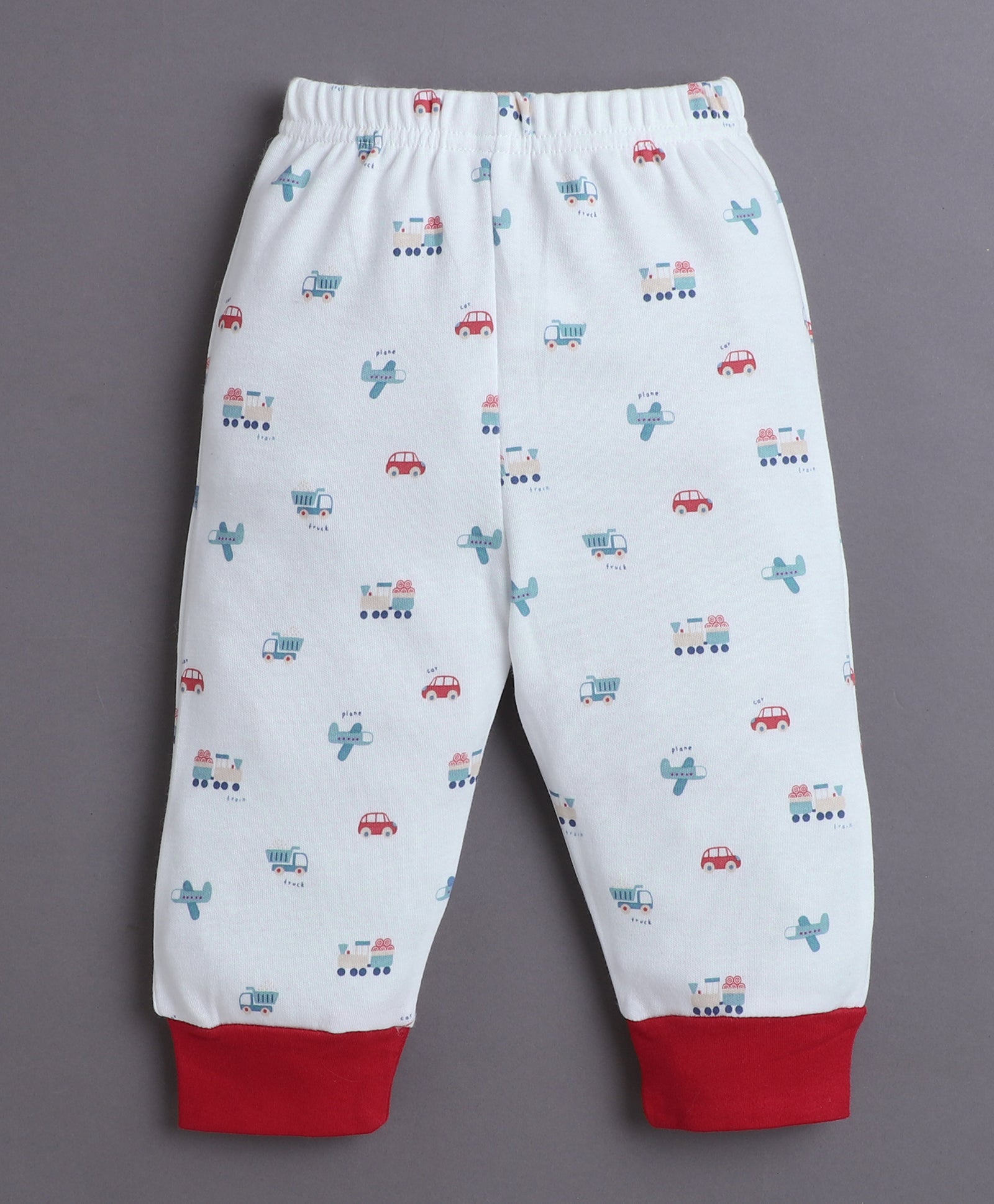 White Baby Boys Full Sleeves Jabla & Pyjama Set