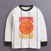 Cream Boys Full Sleeves Cotton T-Shirt & Pyjama Set