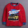 Red Boys Full Sleeves Cotton T-Shirt & Pyjama Set