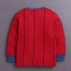 Red Boys Full Sleeves Cotton T-Shirt & Pyjama Set