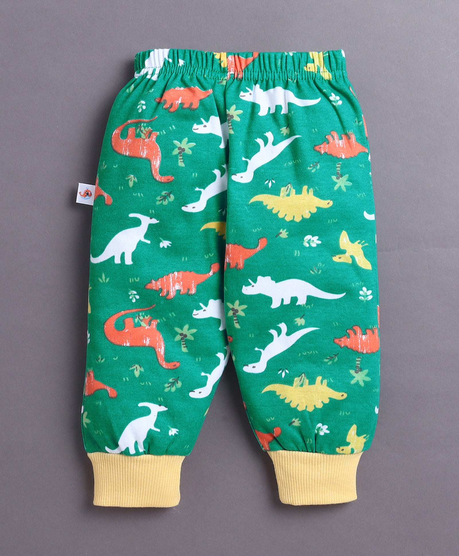 Green Boys Full Sleeves Cotton T-Shirt & Jogger Set