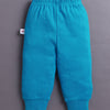 White & Royal Blue Boys Full Sleeves Cotton T-Shirt & Jogger Set