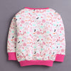 Baby Pink & Pink Girls Full Sleeves Cotton T-Shirt & Jogger Set