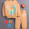 Orange Boys Full Sleeves Cotton T-Shirt & Jogger Set