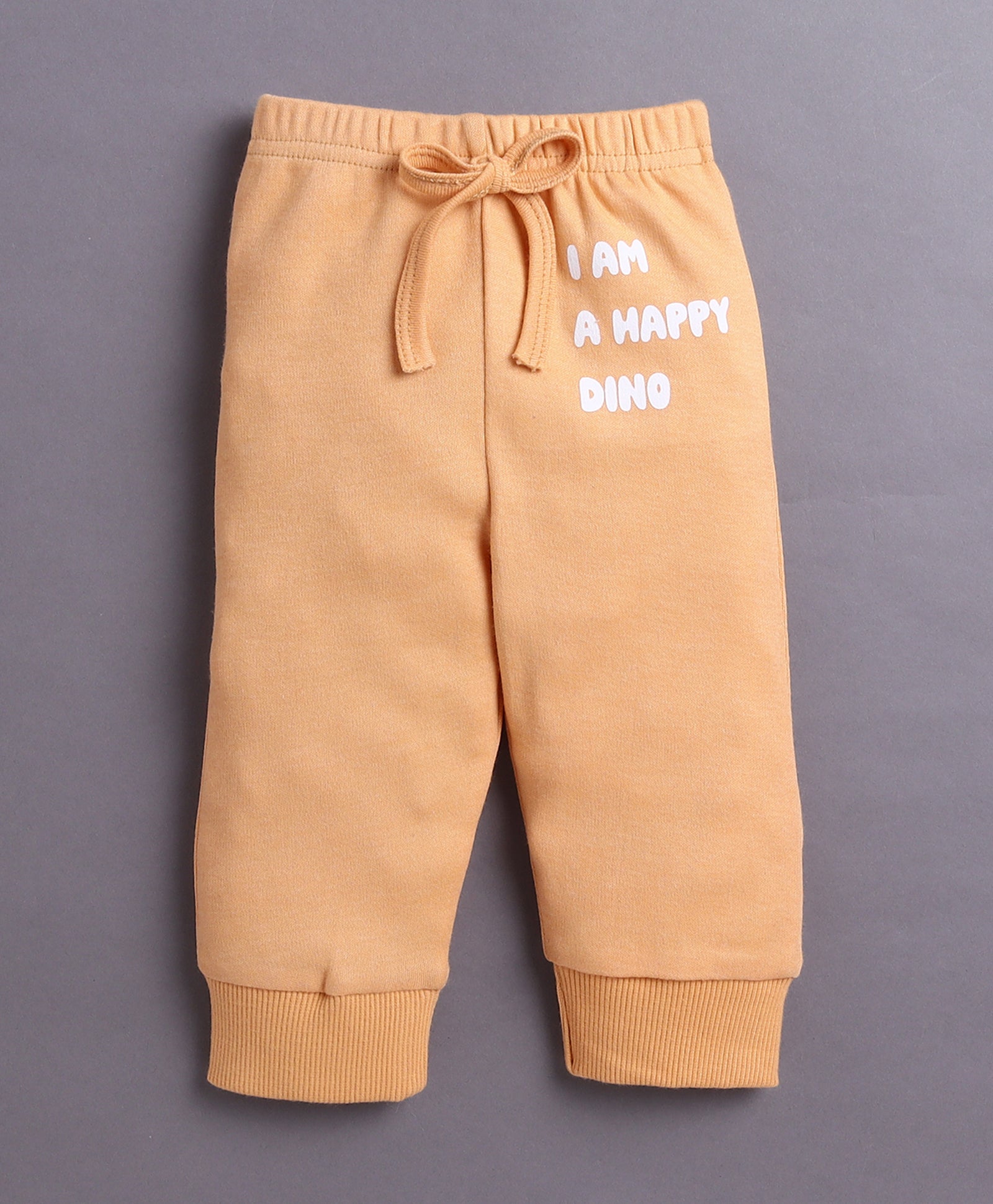 Orange Boys Full Sleeves Cotton T-Shirt & Jogger Set
