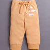 Orange Boys Full Sleeves Cotton T-Shirt & Jogger Set
